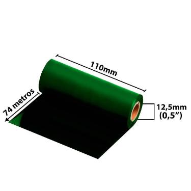 RIBBON DE MISTO 110X74 / 110X75 METROS VERDE