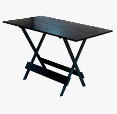 MESA DOBRAVEL DE MADEIRA 1.20X70 CM PRETA MADESIL