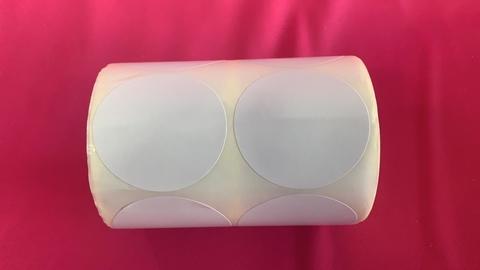 ETIQUETA REDONDA BRANCA 5x5