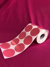 ETIQUETA BOLA ROSA 5x5