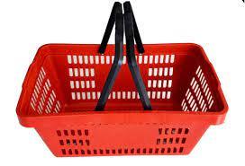 CESTA DE SUPERMECADO VERMELHA V. NATUPLAST