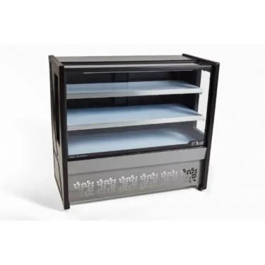 Balc�o Vitrine Natural Platinum 1,25m Polar PVN125