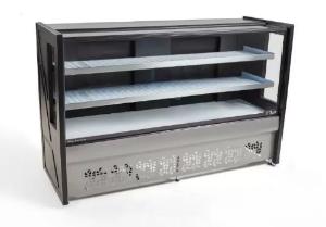 BALCAO REFRIGERADO 2,00M 2 PLACAS 220V PT - PLATINUM