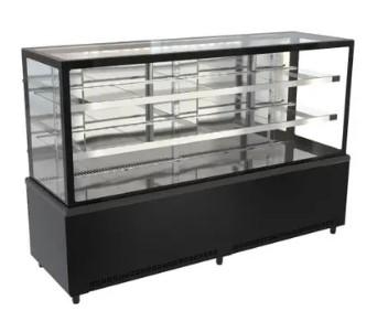 BALCAO REFRIGERADO 2,00M 2 PLACAS 220V PT - PLATINUM