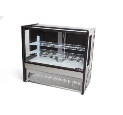 VITRINE CONFEITARIA 1,25M 220V PT - PLATINUM