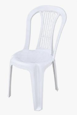 CADEIRA BISTRO BRANCA MISTA PLASTICO