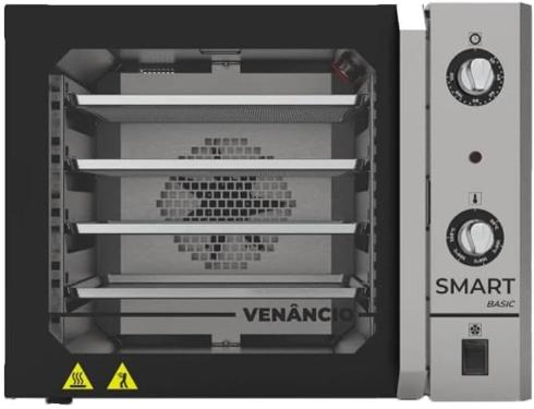 FORNO CONVECTOR SMART BASIC 4 ESTEIRAS INOX FCSB4E