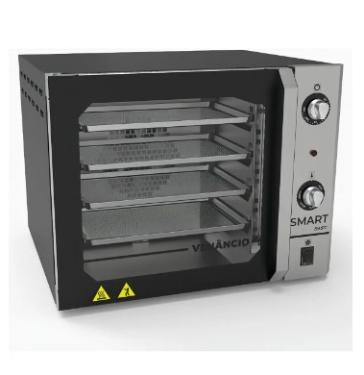 FORNO CONVECTOR SMART BASIC 4 ESTEIRAS INOX FCSB4E