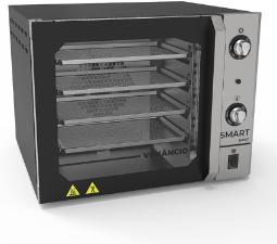 FORNO IND CONVECTOR SMART BASIC 4 ESTEIRAS ELETRICO PRETO