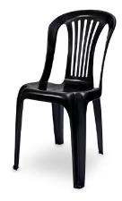 CADEIRA BISTRO PRETA MISTA PLASTICO