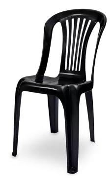 CADEIRA BISTRO PRETA MISTA PLASTICO