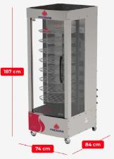 FORNO INDL MULTIUSO GIRAT�RIO 128KG PRP-482 G5 BIV