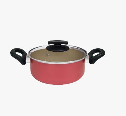 CACAROLA DESTAK N16 TAMPA DE VIDRO CEREJA AA