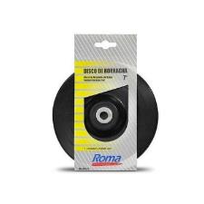 DISCO DE BORRACHA PARA POLITRIZ PRETO 4.1/2