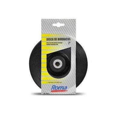 DISCO DE BORRACHA PARA POLITRIZ PRETO 4.1/2
