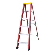 ESCADA DE FIBRA DE VIDRO 5 DEGRAUS 1,80MT - SINTESE