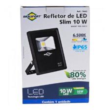 REFLETOR LED SLIM 10W - BRASFORT