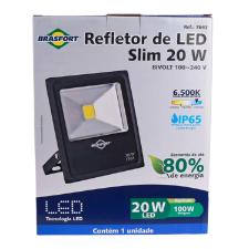REFLETOR LED SLIM 20W - BRASFORT