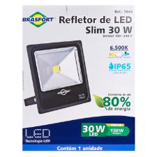 REFLETOR LED SLIM 30W - BRASFORT