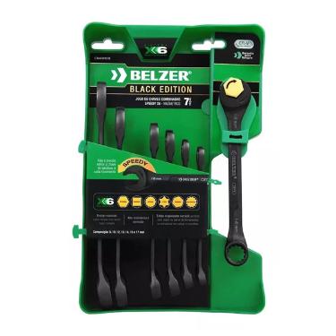 JOGO CHAVES COMBINADAS SPEEDY 8 A 17MM CX6RWM7B - BELZER