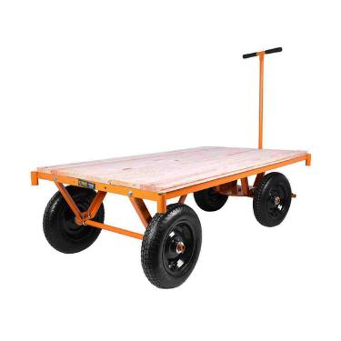CARRO PLATAFORMA MP600 BASE MADEIRA 600KG - LYNUS