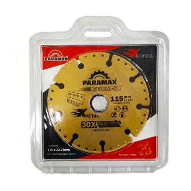 DISCO DE CORTE METAL 115MM - PARAMAX