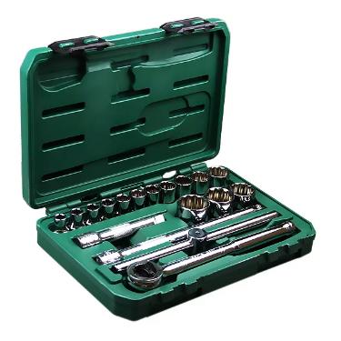 JOGO DE SOQUETE 18PCS ST09203SJ - SATA