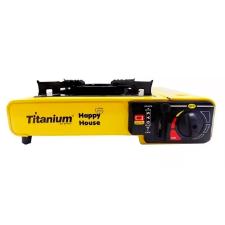 FOGAREIRO PORT�TIL PARA CAMPING ACENDIMENTO AUTOM�TICO TITANIUM