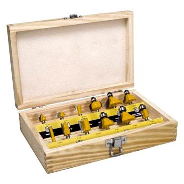 JOGO FRESAS PARA MADEIRA COM 12PCS 9ZP - EDA