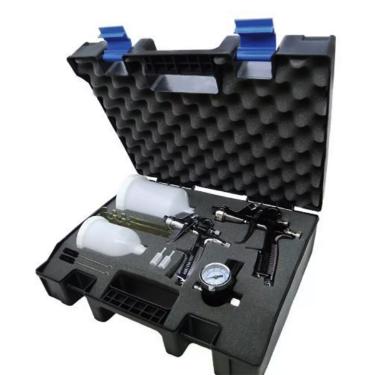 KIT 9 PE�AS PISTOLA PINTURA GRAVITACIONAL PM404 COM MALETA - ARCADAL