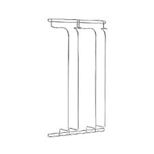 Suporte Cromado para Pendurar 6 Ta�as