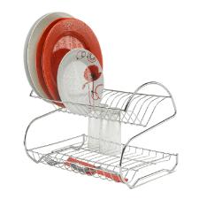 Escorredor Duplo em S Cromado