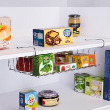 Cesto Prateleira de Encaixar Cromado