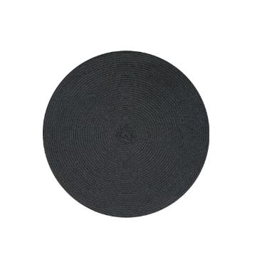 Lugar Americano Redondo 38cm Preto