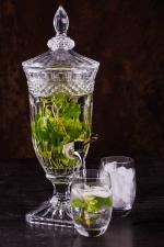 Suqueira/Dispensador de Bebidas de Cristal 2 Litros Brandon Wolff