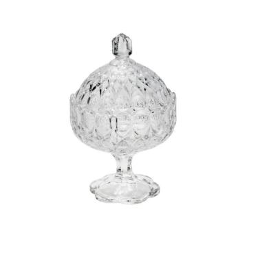 Bomboniere de Cristal com P� Angelica de 10,5 CM