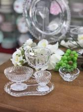 Mini Bowl de Vidro Imp�rio da Marca Quadrifoglio