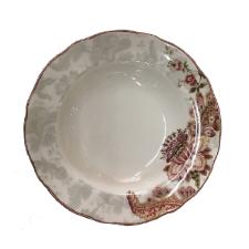 Prato Fundo em Cer�mica Gabrielle Cream