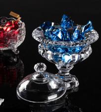 Bomboniere Sussex de Cristal com Tampa