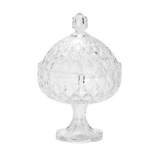 Fruteira de Cristal com Tampa Ang�lica