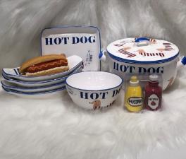 Suporte Ornamental da Cer�mica da Linha Hot Dog da Luiz Salvador