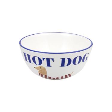 Bowl M�dio Hot Dog de Cer�mica