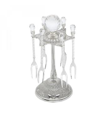 Jogo de 6 Garfinhos para Petisco com Suporte