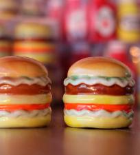 Conjunto de Saleiro e Pimenteiro Burger