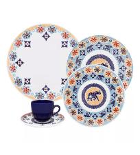 Aparelho de Jantar Coup Shanti de Porcelana 30 Pe�as