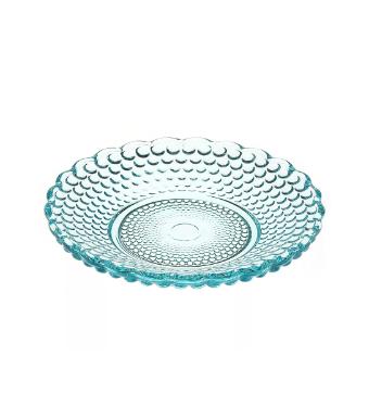 Mini Prato de Vidro de Bolinha Azul da Quadrifoglio