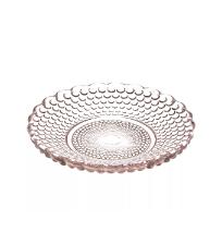 Mini Prato de Vidro de Bolinha Rosa da Quadrifoglio