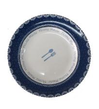 Prato de P�o Home Made de Porcelana