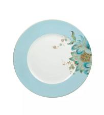 Prato Raso em Cer�mica Eliza Spring Blue