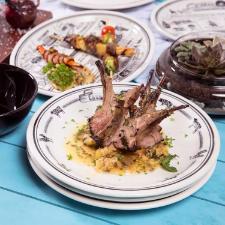 Conjunto para Churrasco de Porcelana Jornal do Churrasqueiro